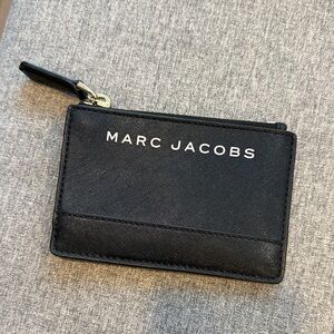 Marc Jacobs Black Leather Card Case